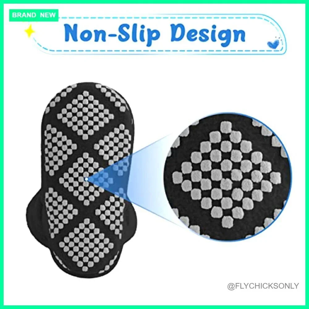 Fleece Baby Booties with Non-Slip Soles, Adjustable Velcro, 6-12 Months